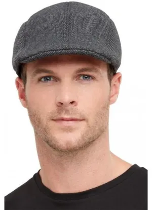 Newsboy 1920s Gangster Flat Cap Tweed Hat