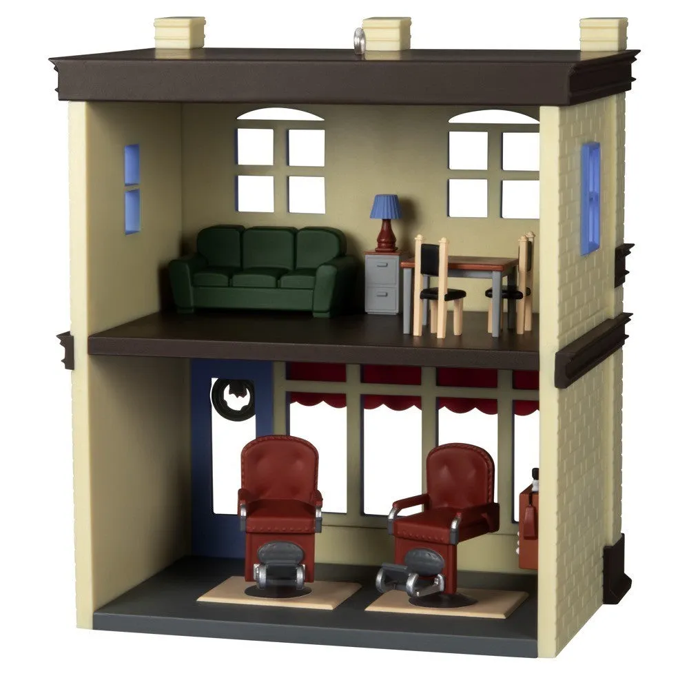 Nostalgic Houses and Shops Rod's Barbershop 2024 Hallmark Keepsake Ornament