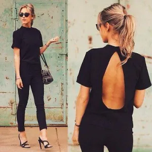Open Back T-Shirt