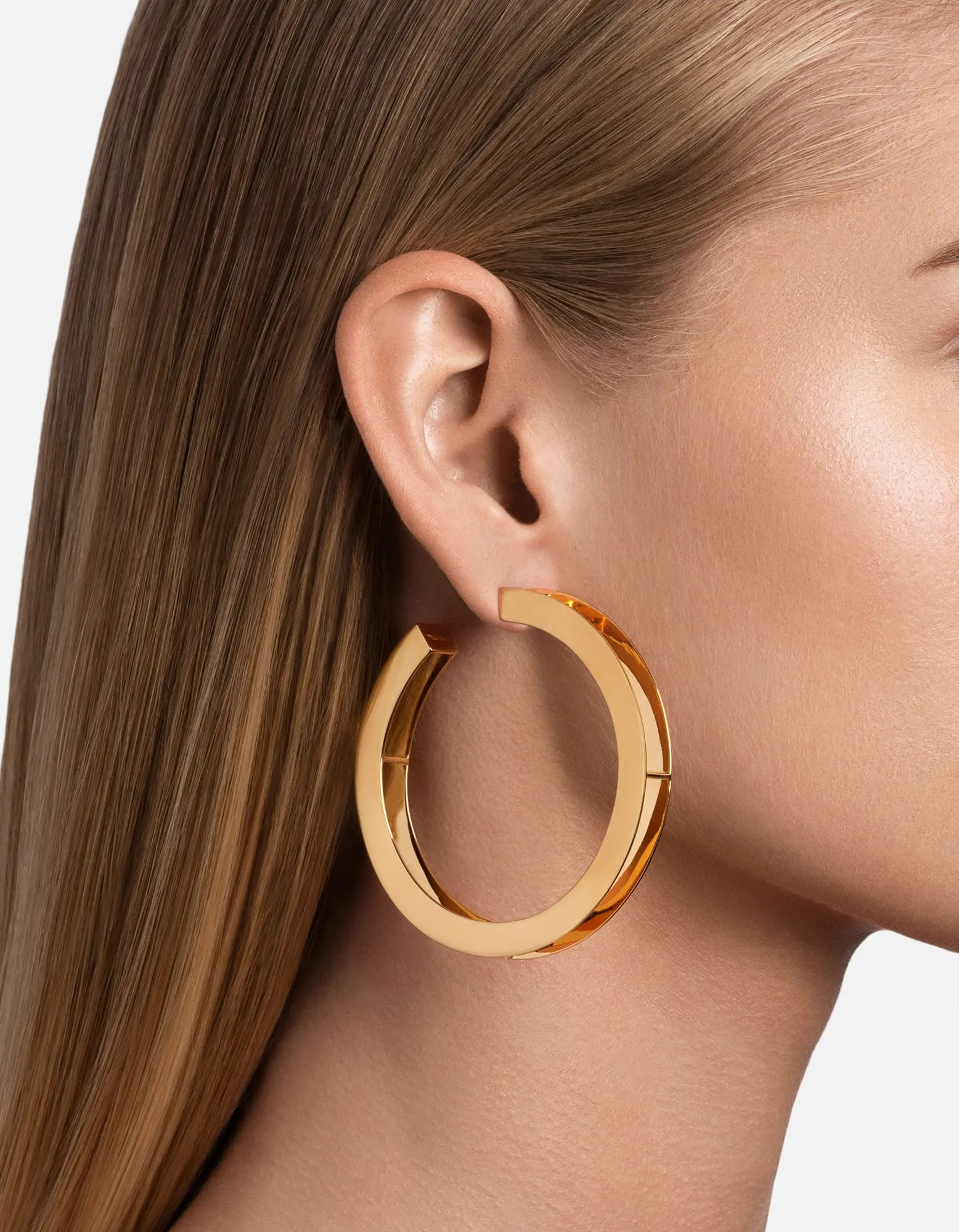 Opus Earrings, Gold