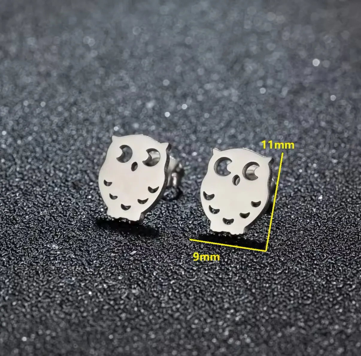 Owl Stud Earrings