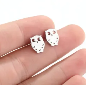 Owl Stud Earrings