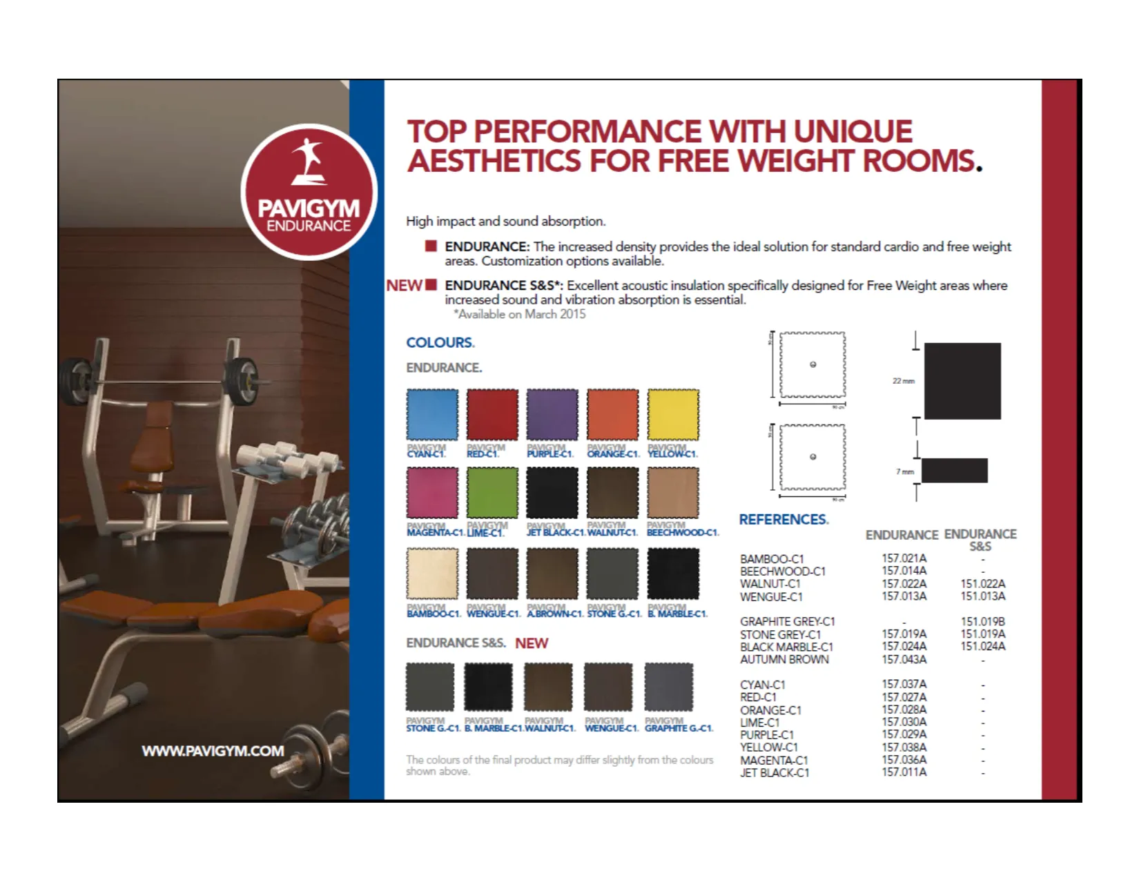 Pavigym Endurance Flooring