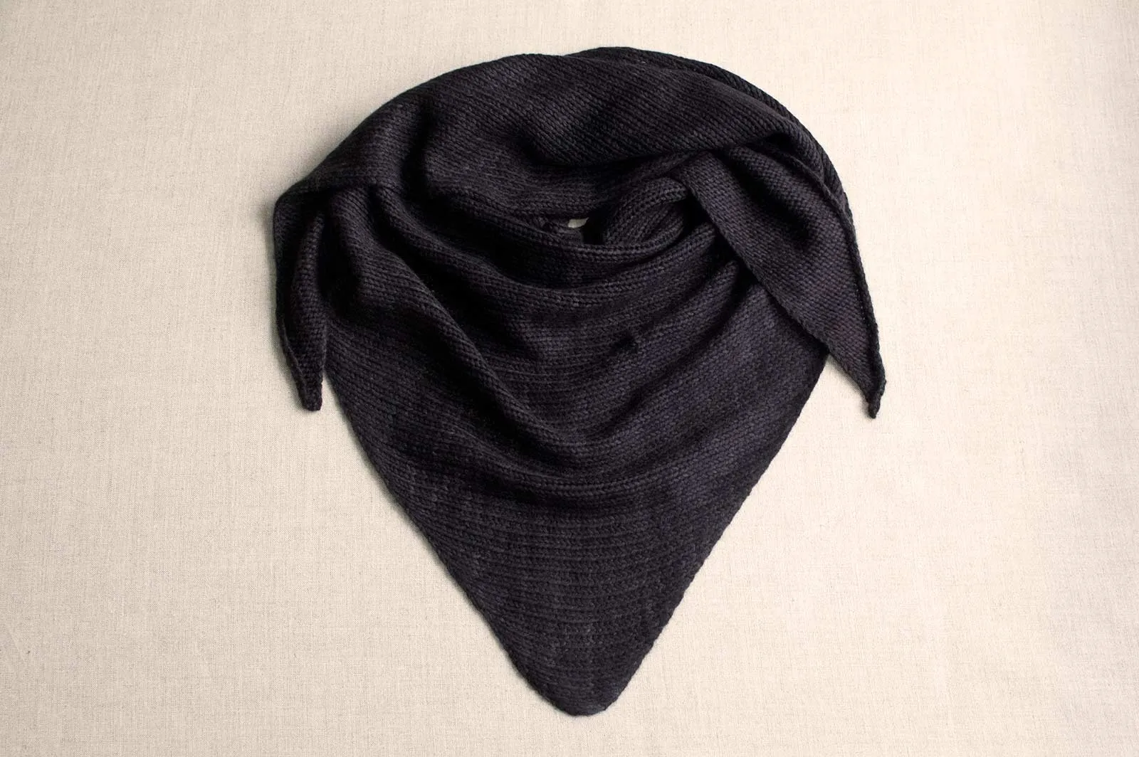 PDF Pattern Download // Knit Triangle Scarf
