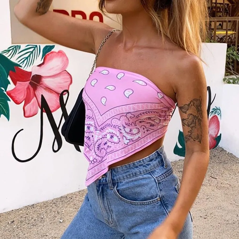 Pink Bandana Top