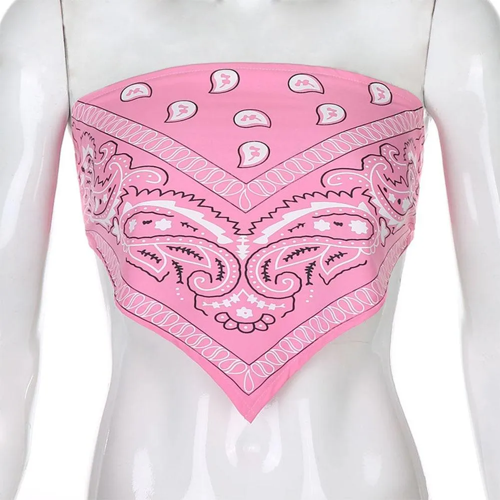 Pink Bandana Top