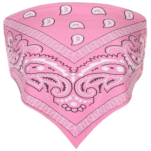 Pink Bandana Top