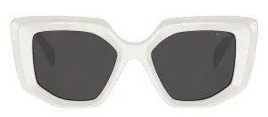 Prada PR 14ZS 1425S0 Fashion Plastic White Sunglasses with Grey Lens