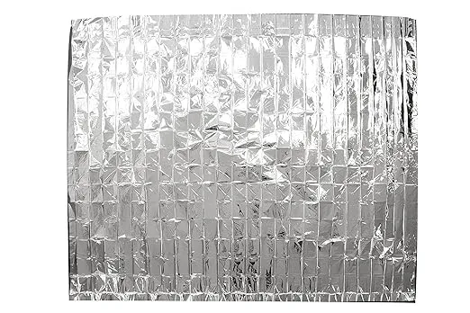 Primacare CB-6831 Emergency Mylar Thermal Foil Blanket, Lightweight and Durable Insulation Mylar Material, Perfect for Outdoors, Hiking, Survival, First Aid, 62" x 82"