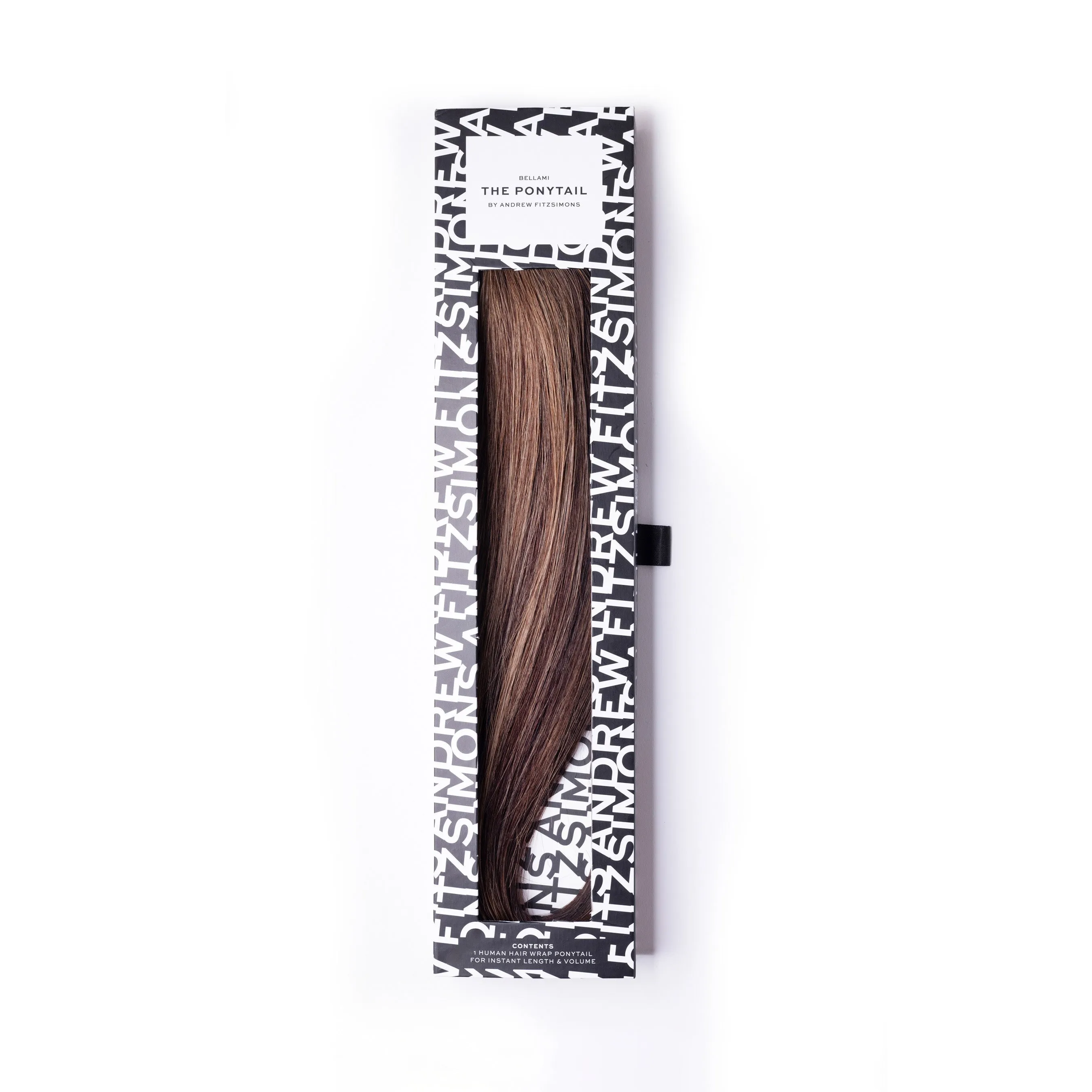 "The Ponytail" 2.0 by Bellami x Andrew Fitzsimons, Dark Honey Cocoa Highlight
