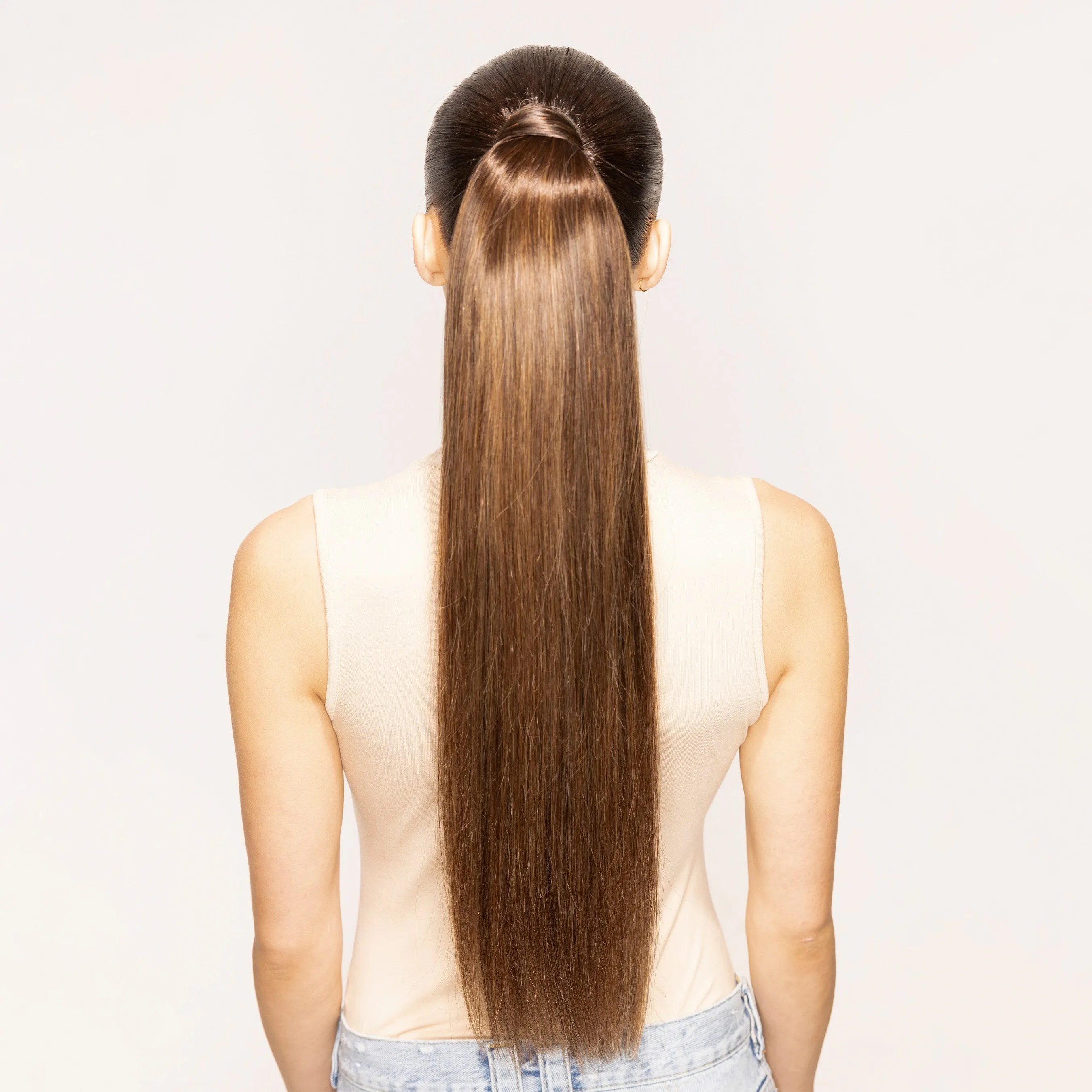 "The Ponytail" 2.0 by Bellami x Andrew Fitzsimons, Dark Honey Cocoa Highlight