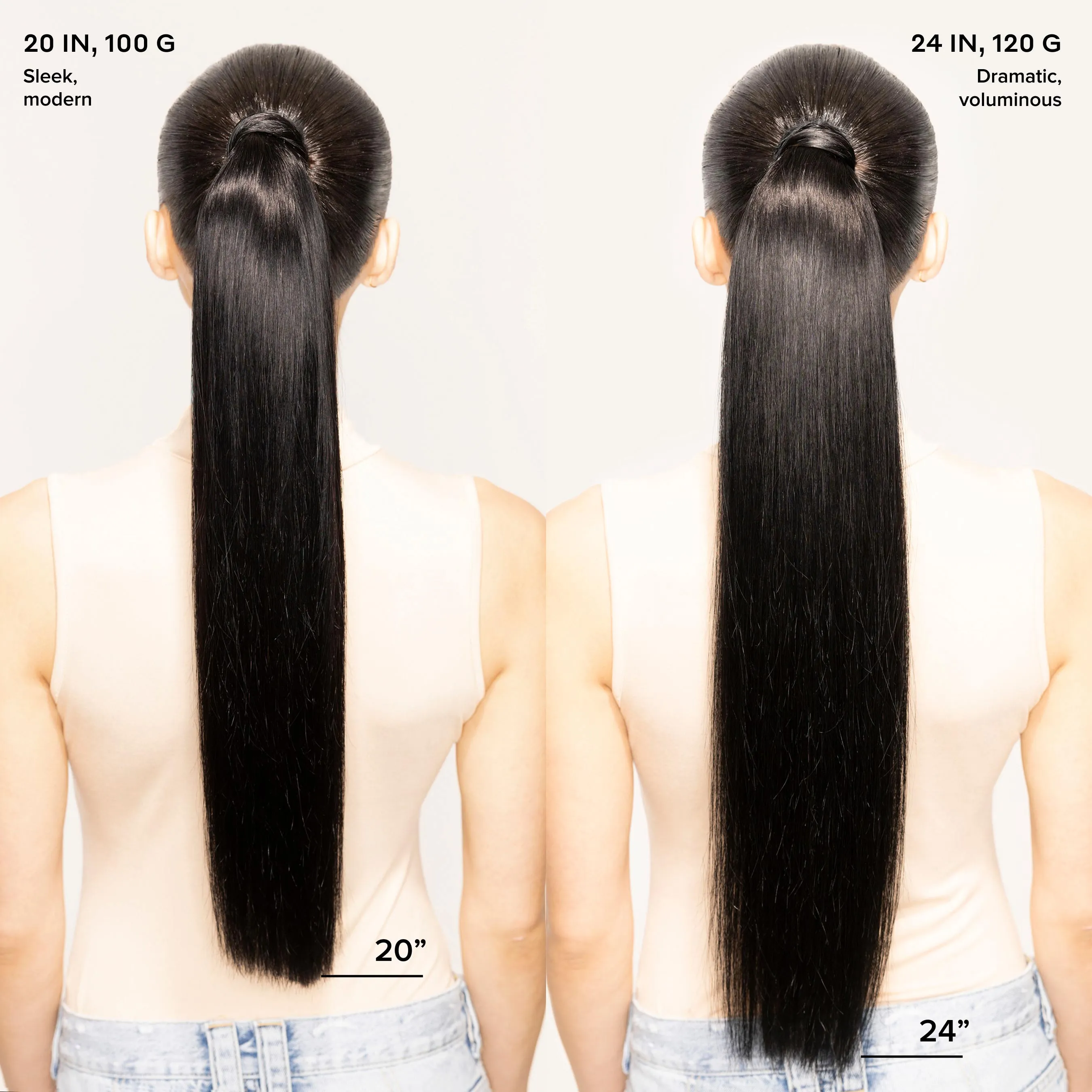 "The Ponytail" 2.0 by Bellami x Andrew Fitzsimons, Dark Honey Cocoa Highlight