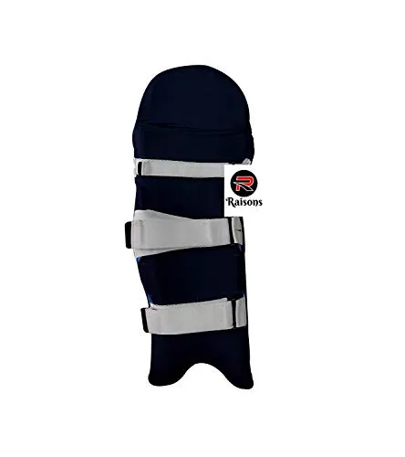 Raisons Spandex Cricket Leg Guard Pad Skin - Cover/Outer Skin (1 Pair Navy Blue)