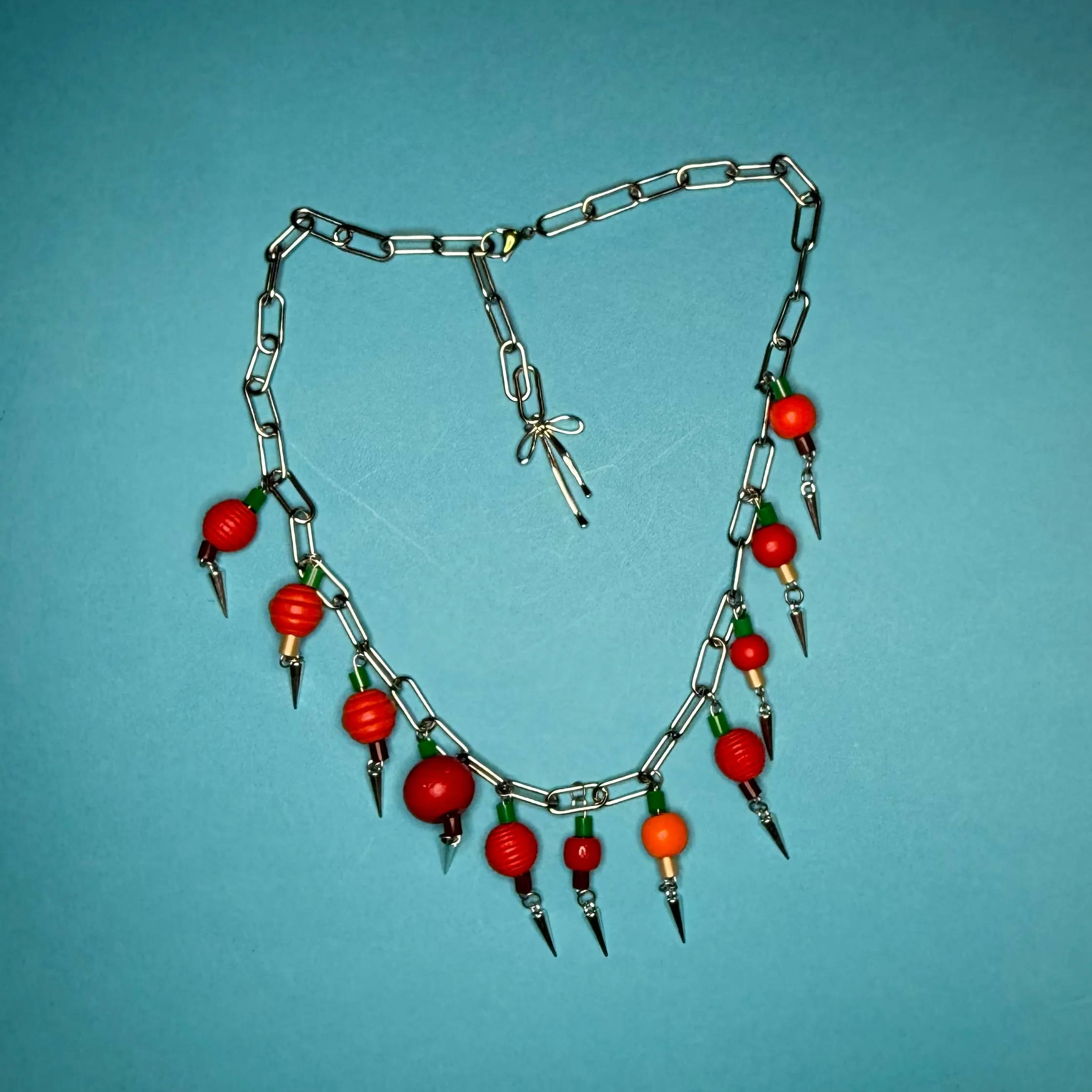 Red berry necklace