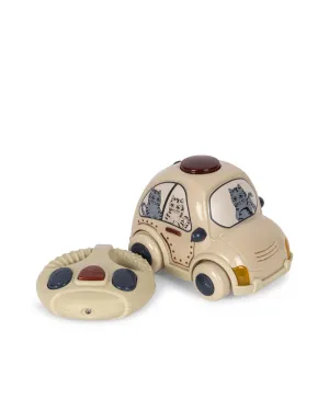 Remote-controlled police car beige
