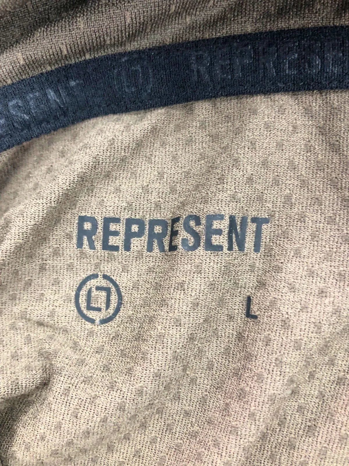 Represent Grey Technical 1/4 Zip Top UK L