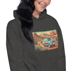 Retro Jeep Wagoneer Desert Adventure Hoodie | Ramblin Fever