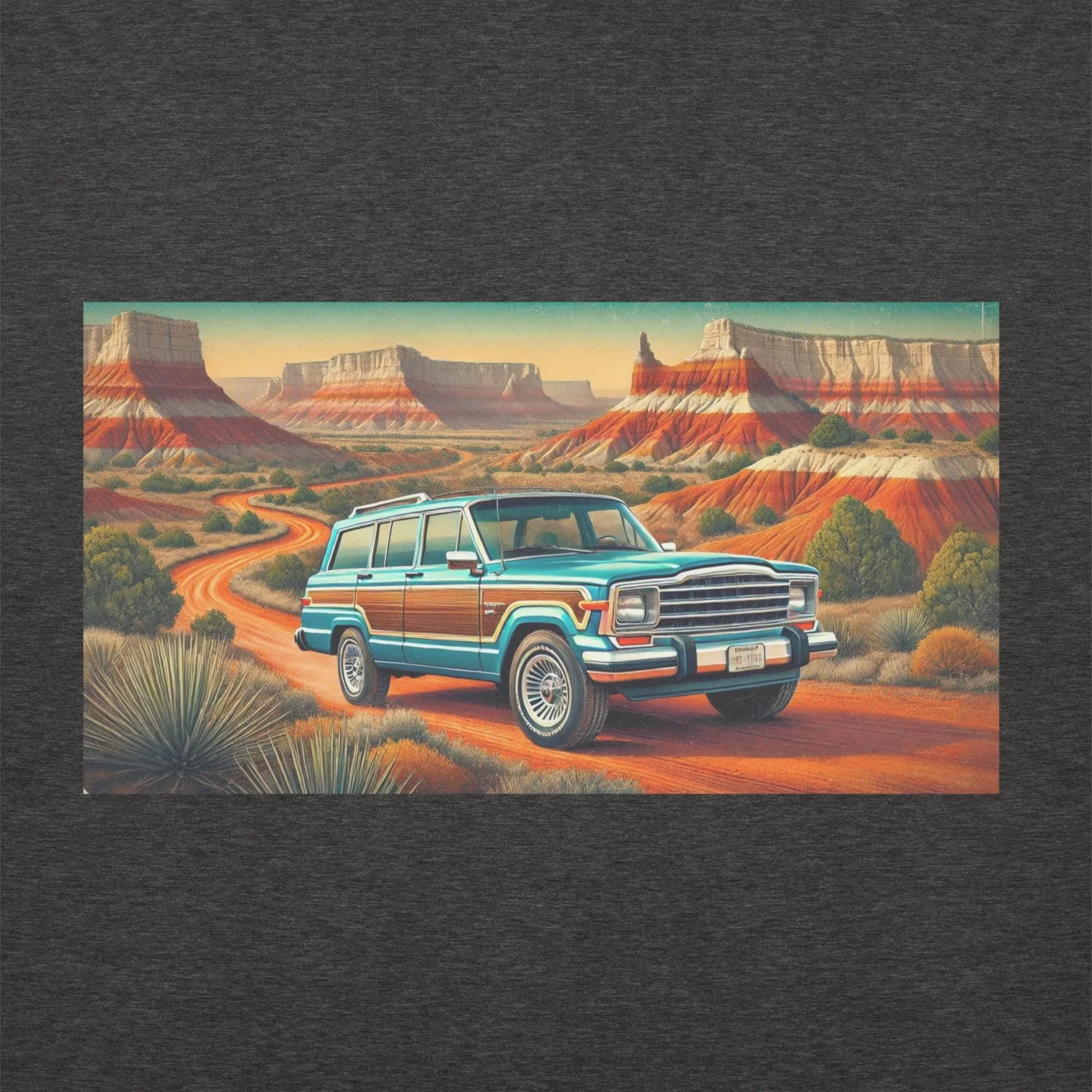 Retro Jeep Wagoneer Desert Adventure Hoodie | Ramblin Fever