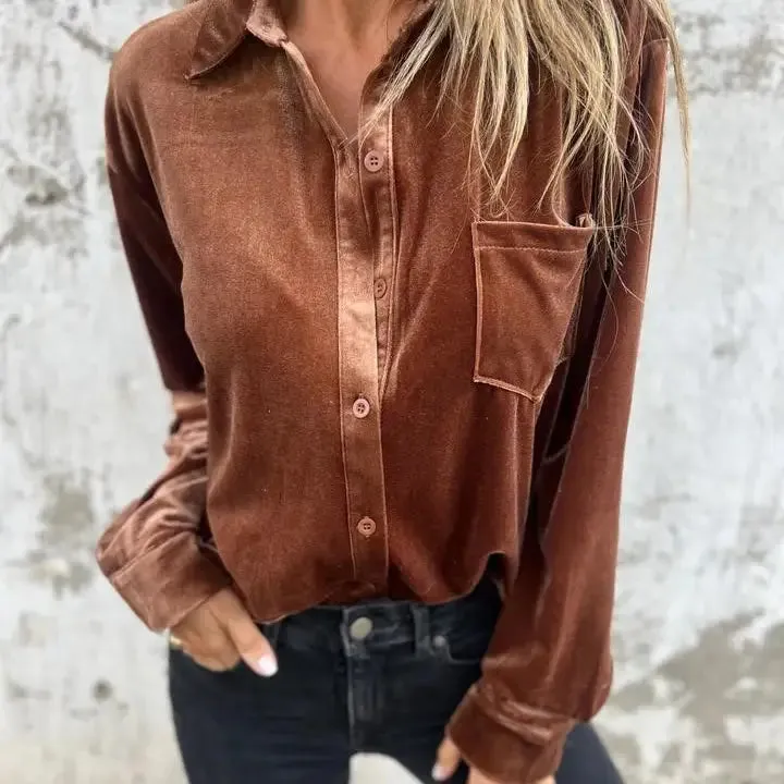 Retro Velvet Shirt