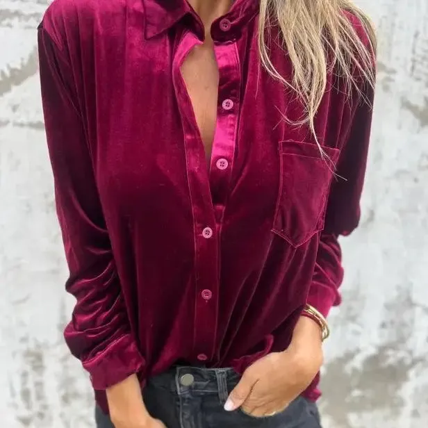 Retro Velvet Shirt