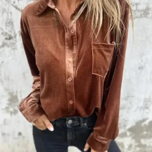 Retro Velvet Shirt