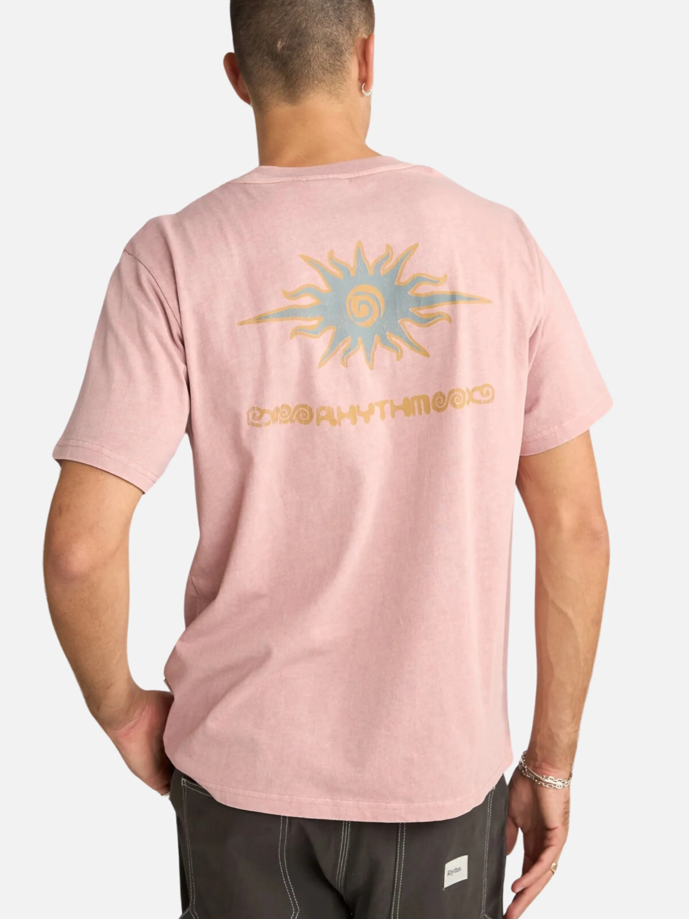 Rhythm Flame Printed Vintage Shirt - Mauve