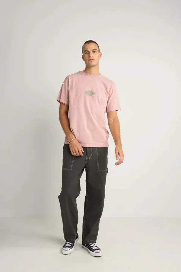 RHYTHM FLAME PRINTED VINTAGE SS T-SHIRT