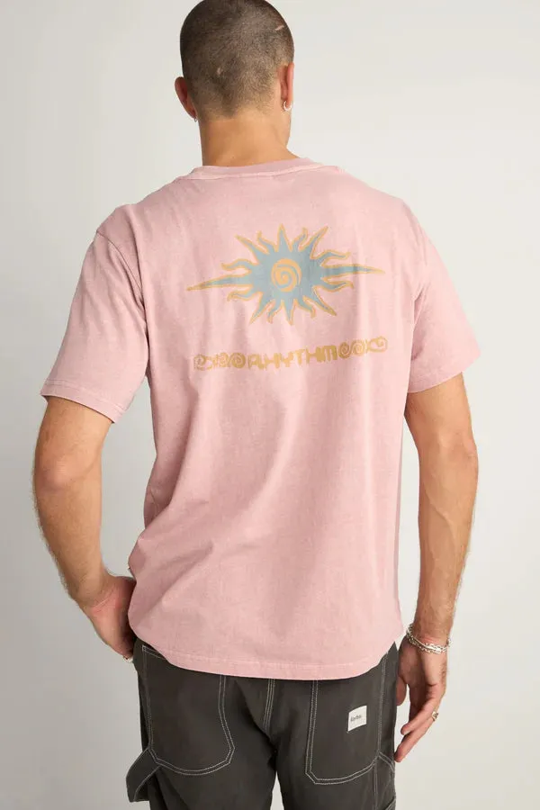 RHYTHM FLAME PRINTED VINTAGE SS T-SHIRT