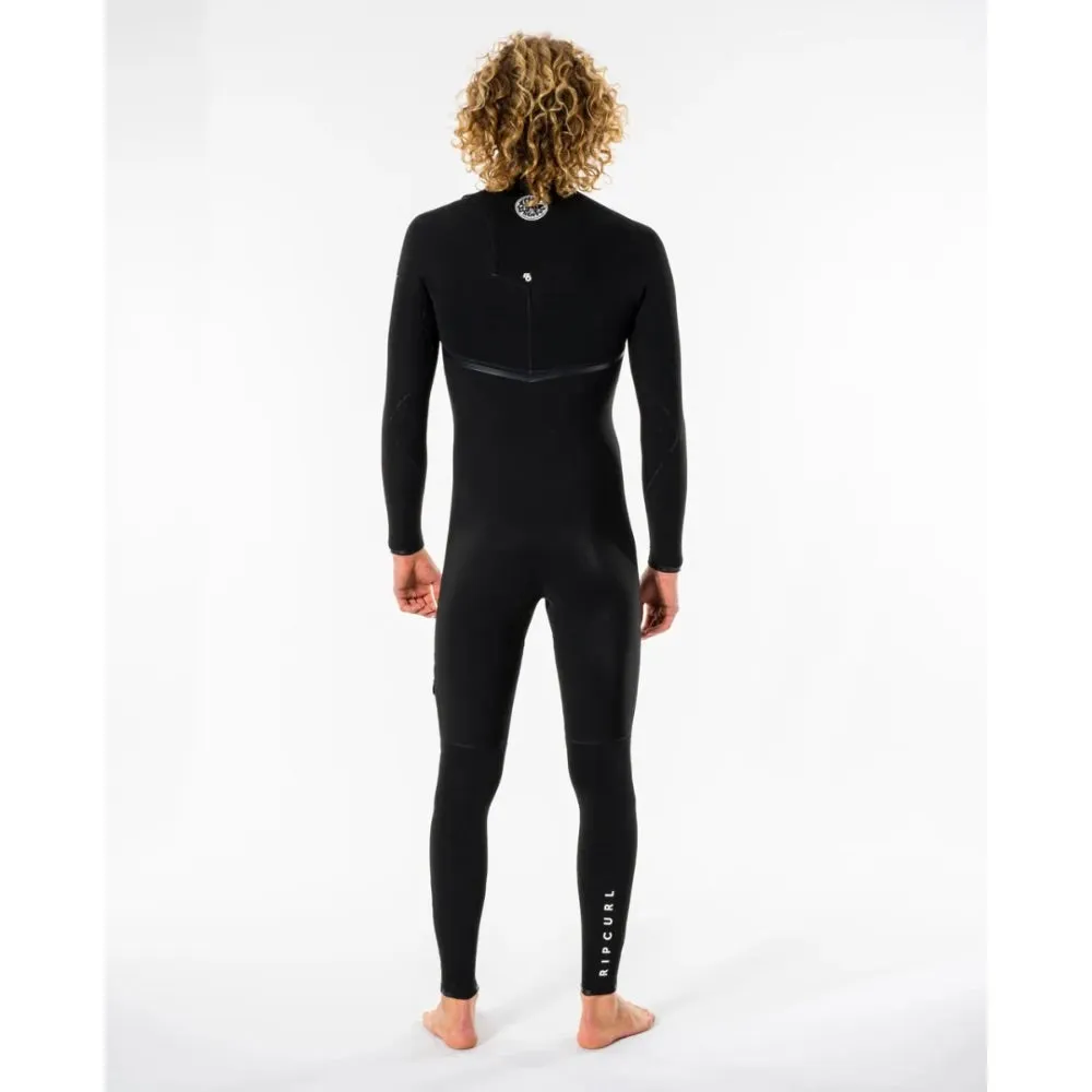 RIP CURL E-BOMB 4/3 CHEST ZIP BLACK
