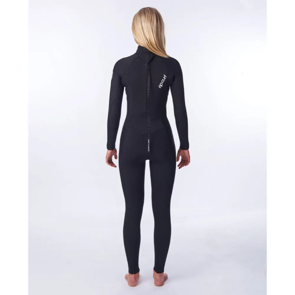 RIP CURL WMS DAWN PATROL 3/2 BACK ZIP BLACK
