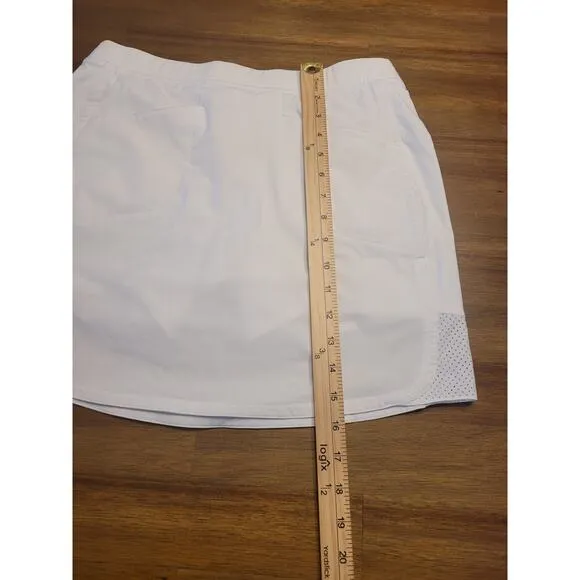 RLX Ralph Lauren Four Way-Stretch Golf Skort White Size Small