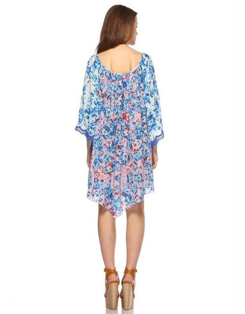 Rococo Sand Romantic Florals Kaftan