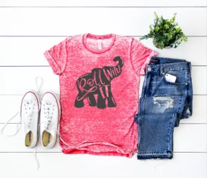 Roll With It Acid Wash Tee