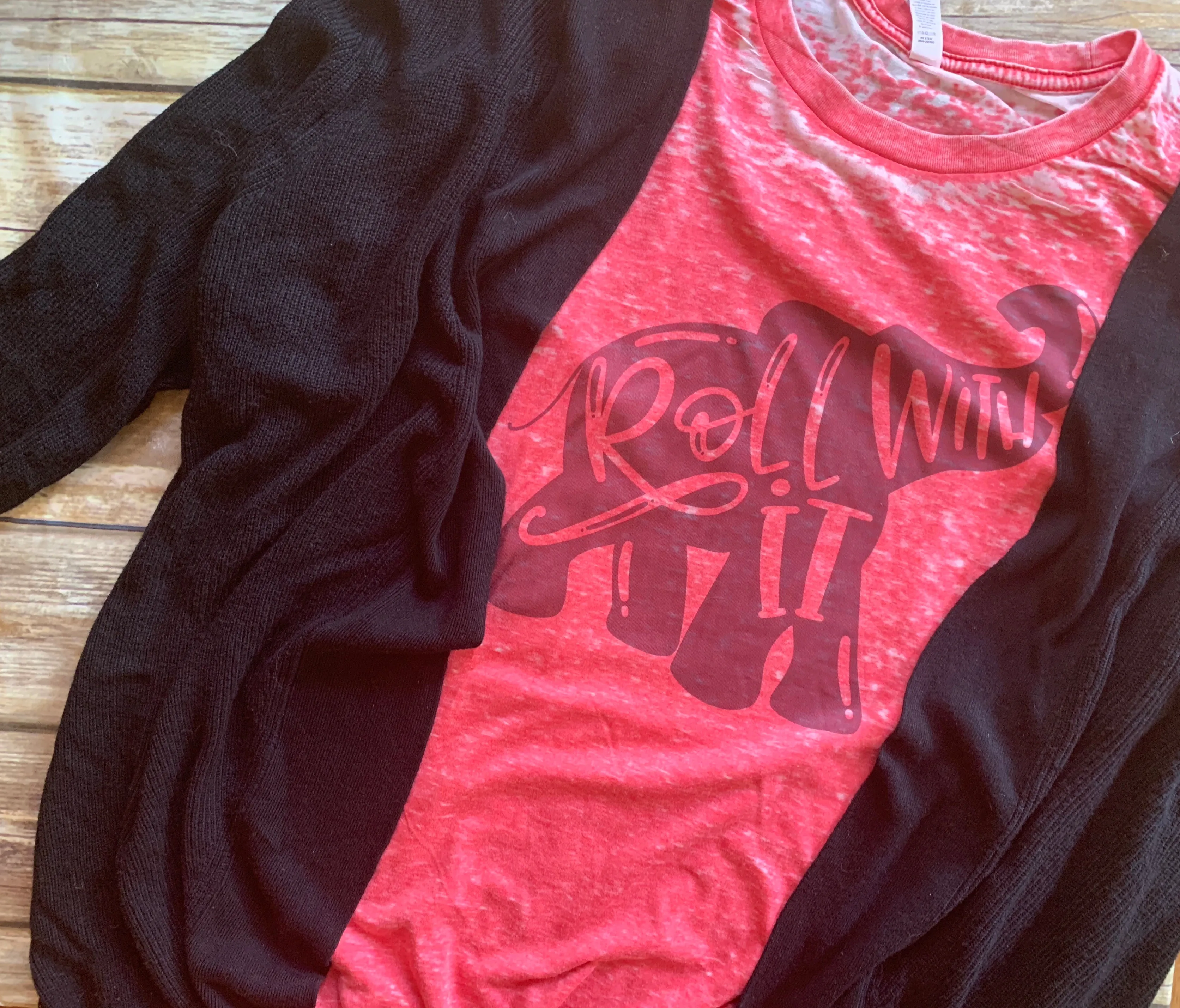 Roll With It Acid Wash Tee