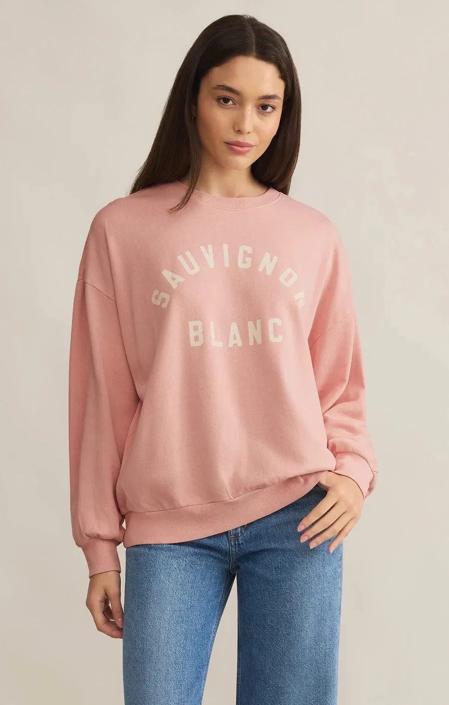 Sauv Blanc Sunday Sweatshirt Pink Dreams