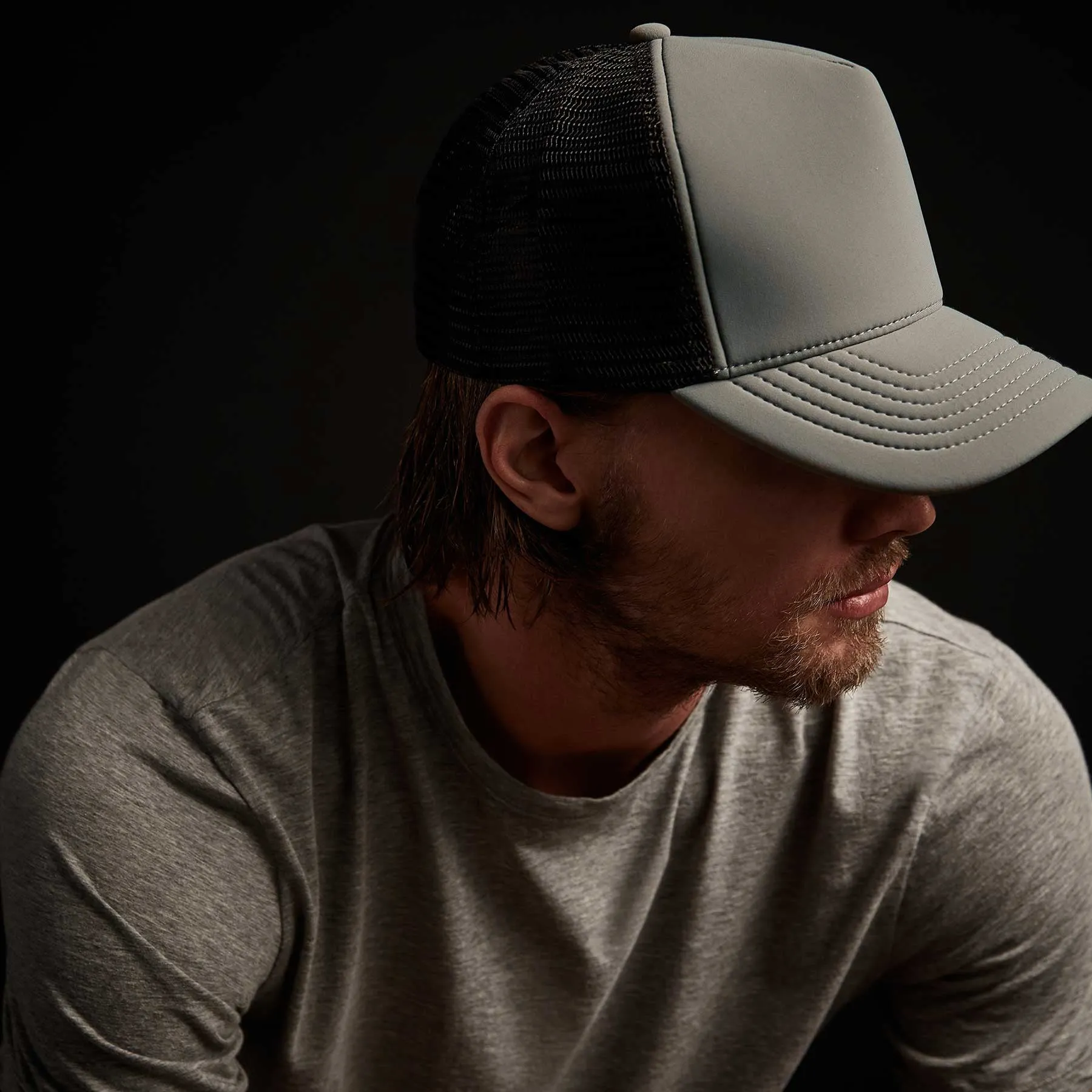 Scuba Trucker Hat - Pale Grey