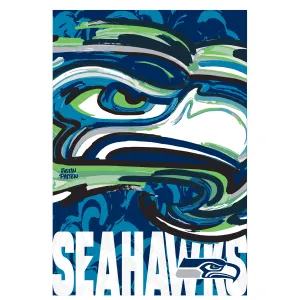 Seattle Seahawks, Suede REG, Justin Patten Logo,13s3827jpal