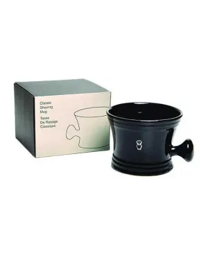 Shaving Mug, Black Porcelain