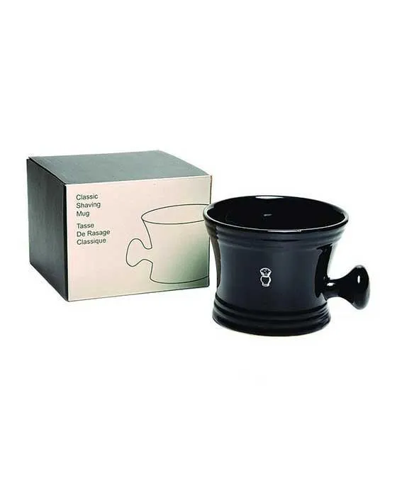 Shaving Mug, Black Porcelain