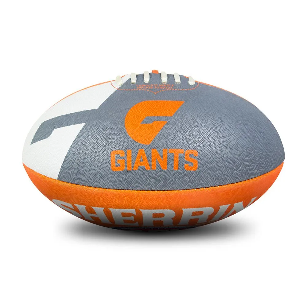 Sherrin All Surface Synthetic Ball - GWS Giants