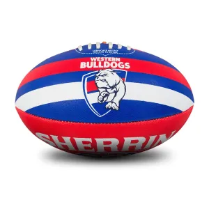 Sherrin All Surface Synthetic Ball - Western Bulldogs