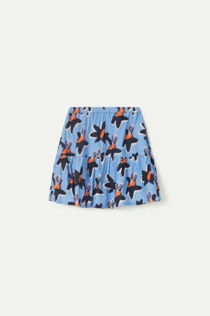 Short Skirt - Calatea Blue
