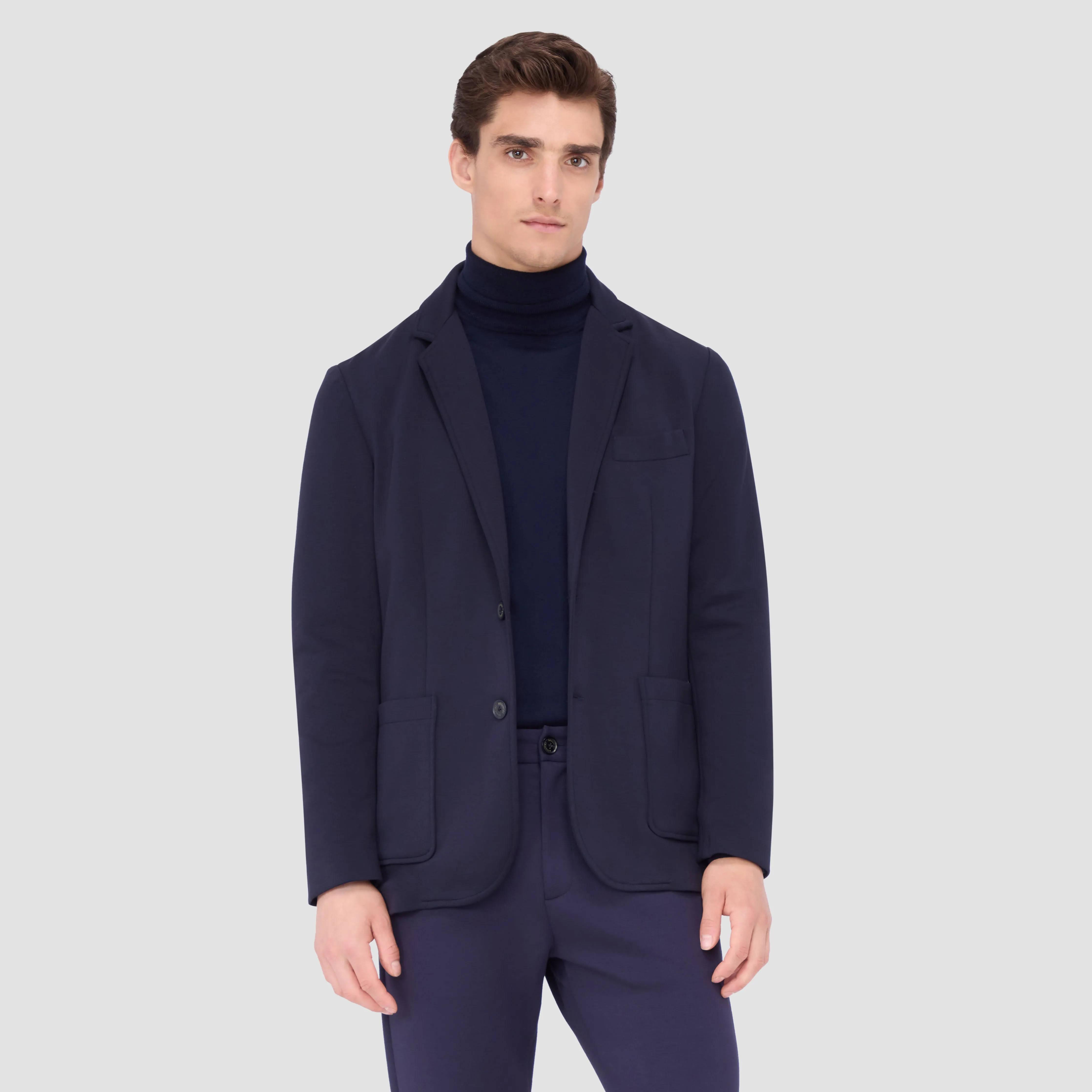 Soft Touch Two Button Knit Blazer