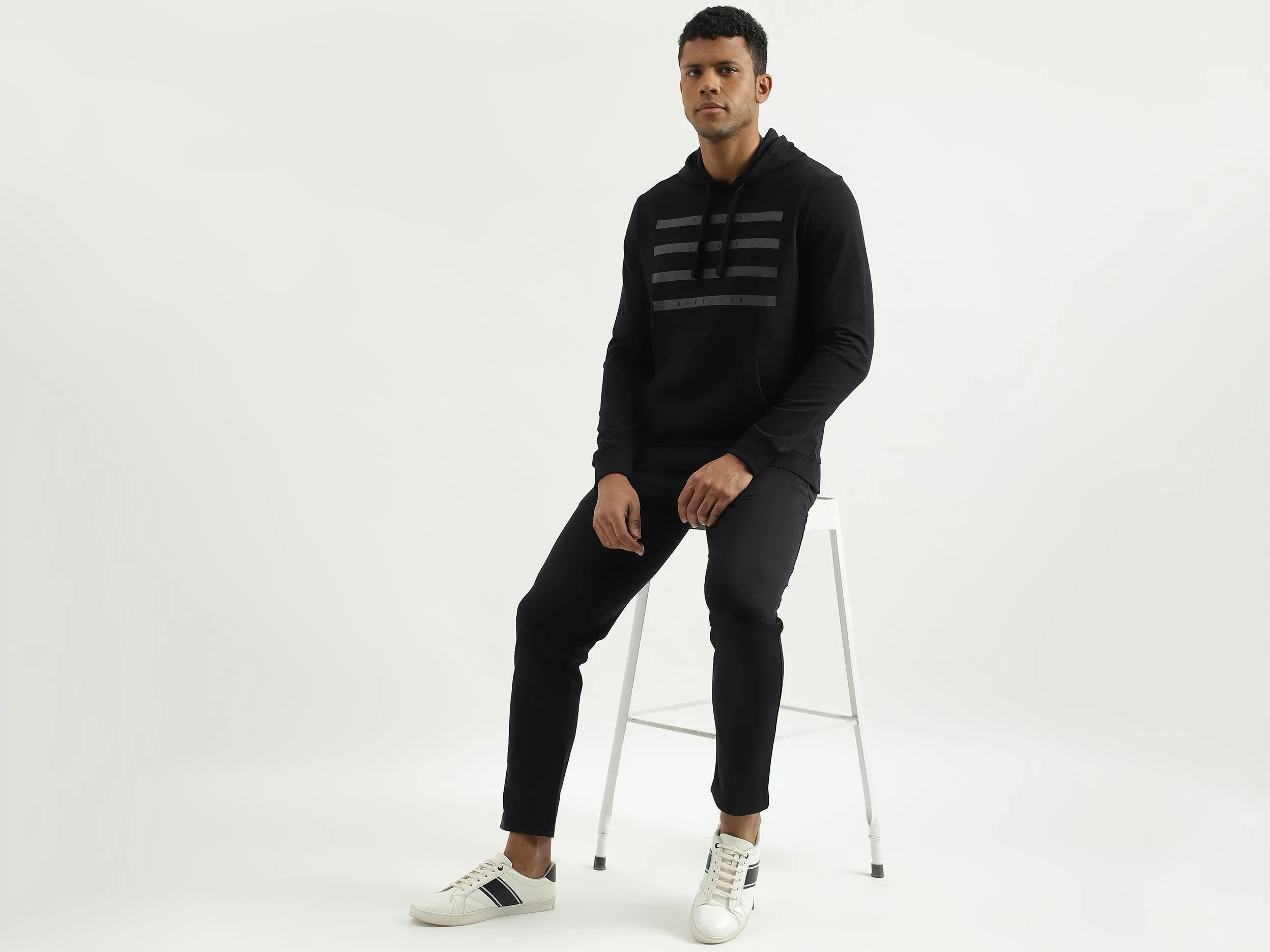 Solid Regular Fit Trousers