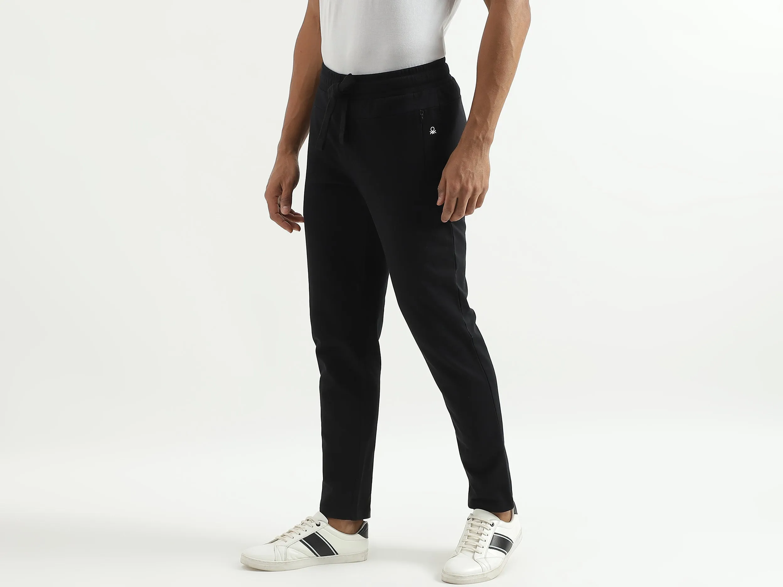 Solid Regular Fit Trousers