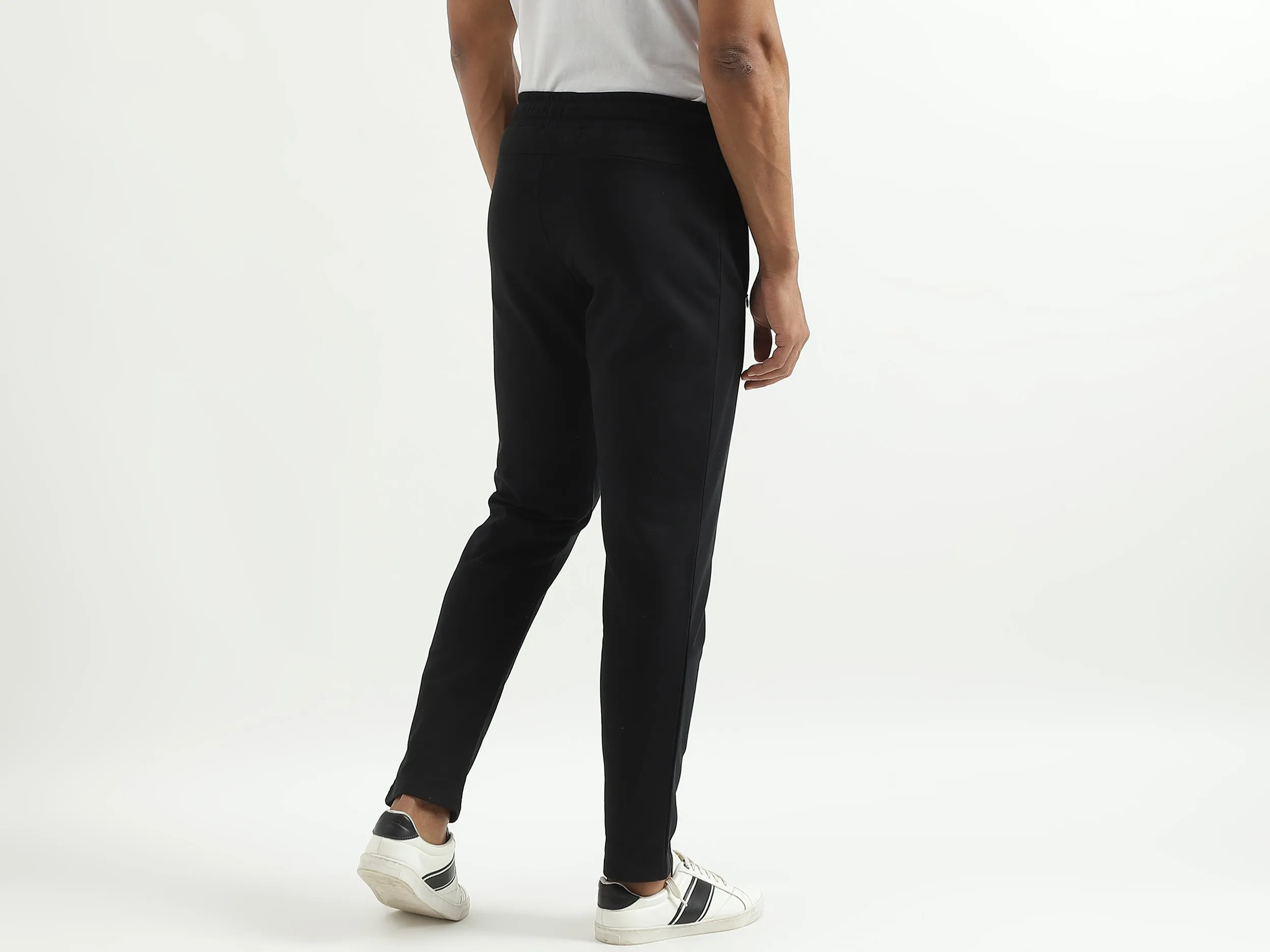 Solid Regular Fit Trousers