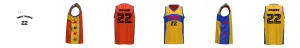 Sonics Core V Reversible Basketball Singlet Design Your Own