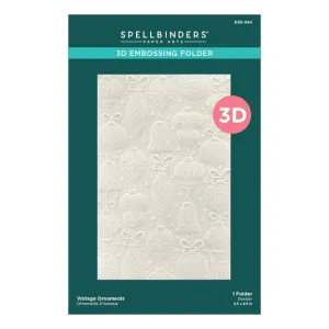 Spellbinders - Vintage Ornaments 3 D Embossing Folder