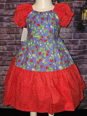 Strawberry Size 6 Dress