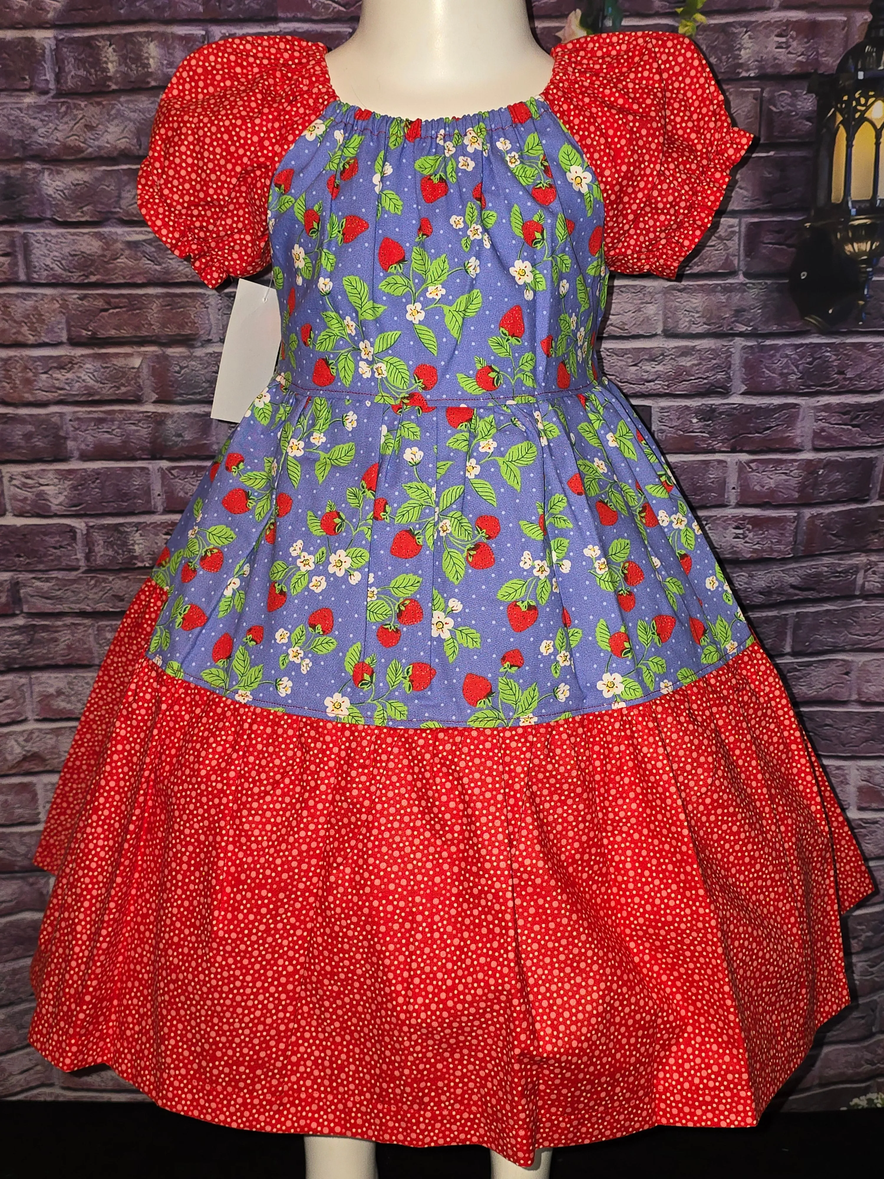 Strawberry Size 6 Dress